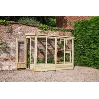 Lean To Green House 4 x 8 Open Back