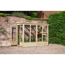 Lean To Green House 4 x 8 Open Back