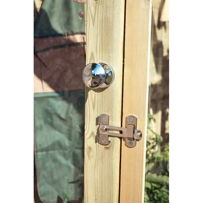 Lean To Green House 4 x 8 Solid Back