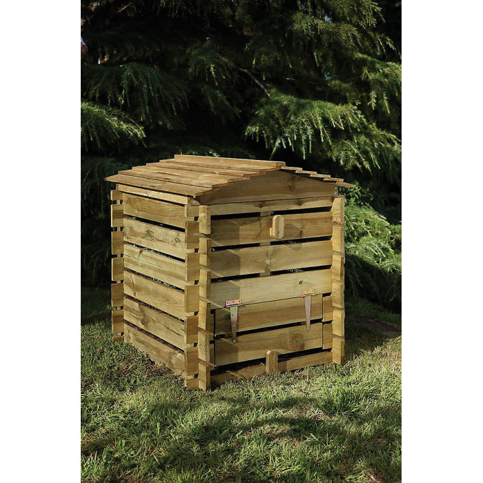 Beehive Wooden Garden Decorative Compost Bin