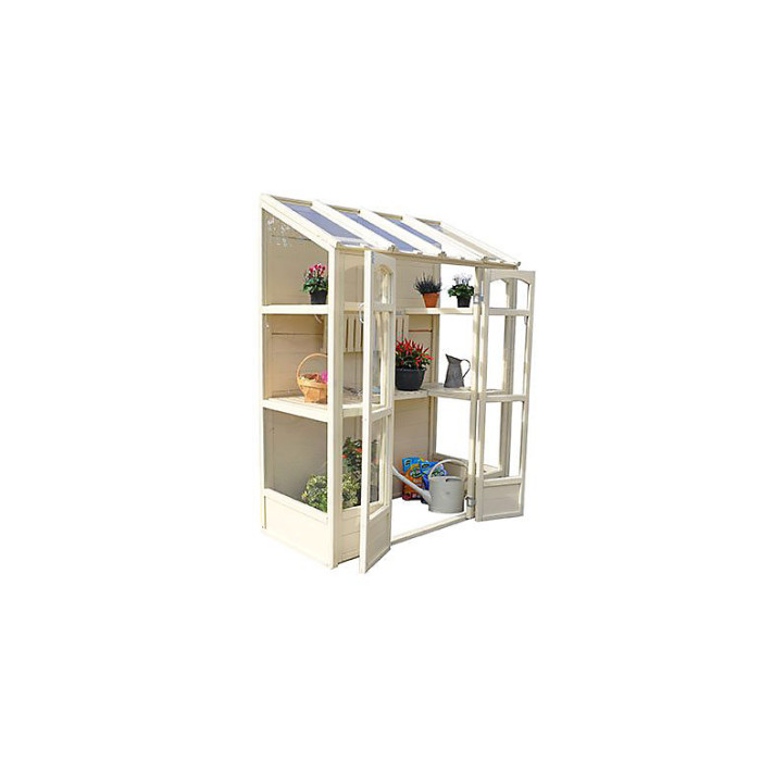 Victorian Tall Wall Greenhouse with Auto Vent
