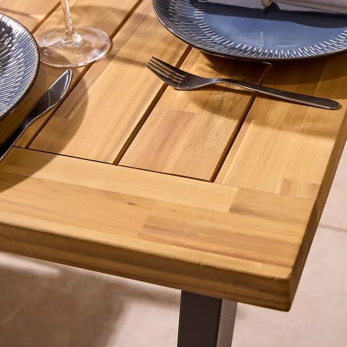 Rowlinson Oslo 6 Seat Dining Set - 160cm Table