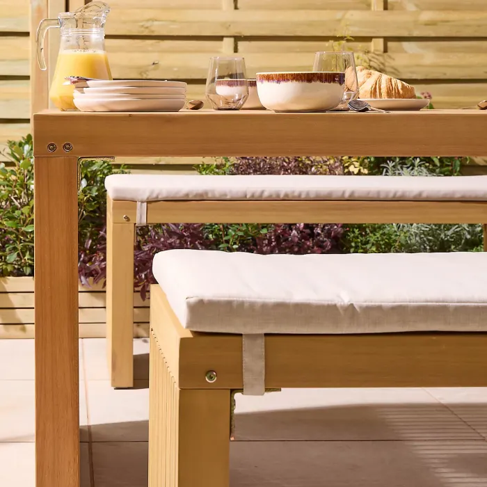 Rowlinson Kyoto 4 Seat Dining Set with Cushions