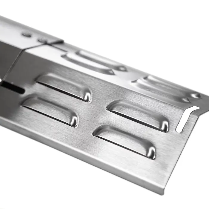 Charles Bentley Adjustable Gas BBQ Flame Tamer Two Pack Stainless Steel