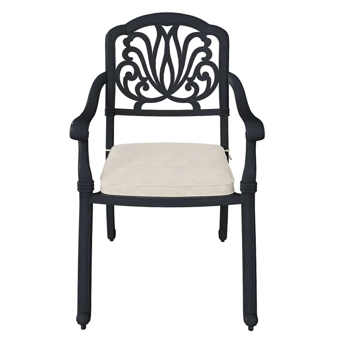 Charles Bentley Premium Furniture Cast Aluminium 7 Piece Outdoor Dining Set