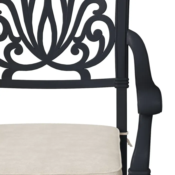 Charles Bentley Premium Furniture Cast Aluminium 7 Piece Outdoor Dining Set