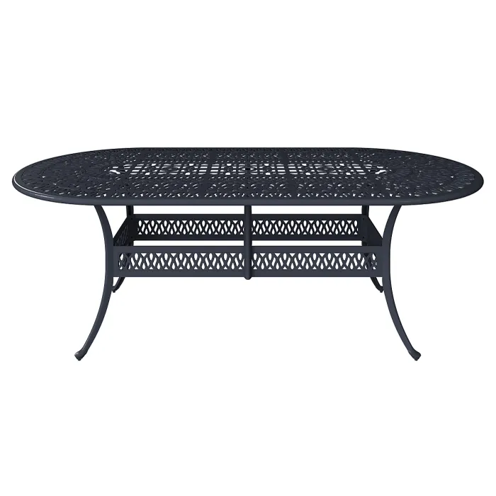 Charles Bentley Premium Furniture Cast Aluminium 7 Piece Outdoor Dining Set