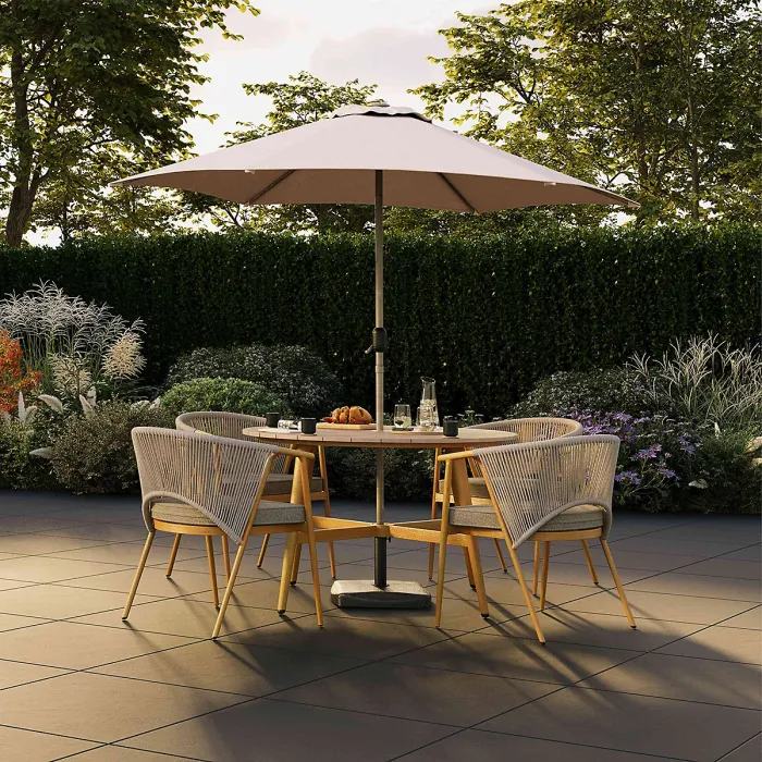 Almada 4 Seater Dining Set Outdoor