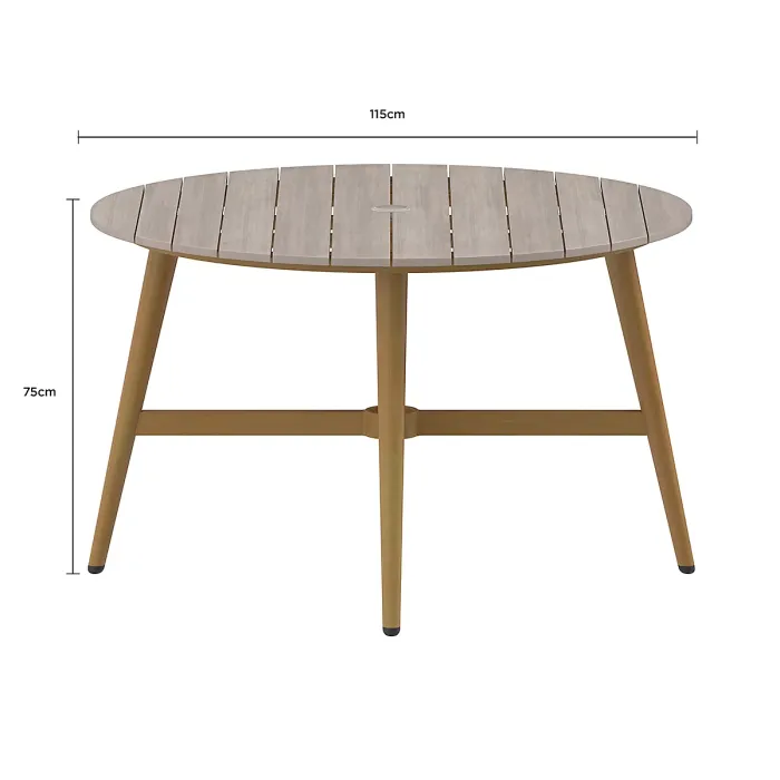 Almada 4 Seater Dining Set Outdoor