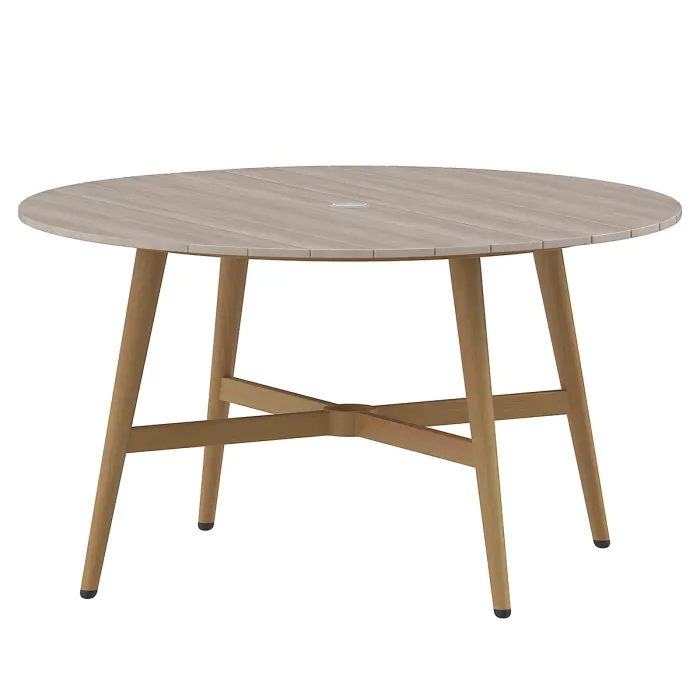 Almada 6 Seater Dining Set Wood Effect Frame