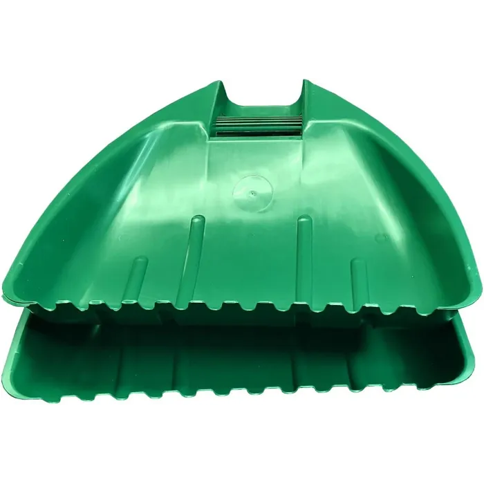 Garden Leaf Grabber Scoops Large Heavy Duty Green Debris Scoops With Handles