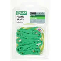20 Bosch Qualcast Plastic Lawn Mower Blades QT028 Replacement Blades