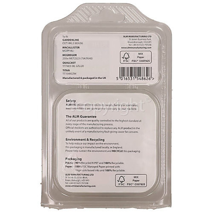 ALM Compatible Spare Part - MC486 Spool & Line with Spool Cover - TLS9677