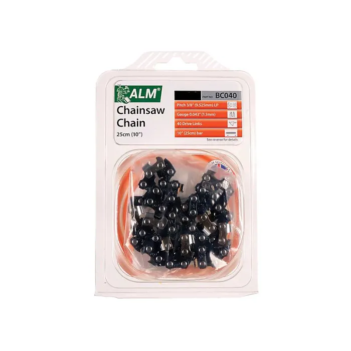ALM Manufacturing BC040 BC040 Chainsaw Chain 3/8in x 40 links - Fits 25cm Bars ALMBC040
