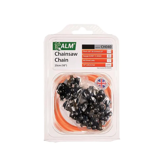 ALM Manufacturing CH040 CH040 Chainsaw Chain 3/8in x 40 links 1.3mm - Fits 25cm Bars ALMCH040