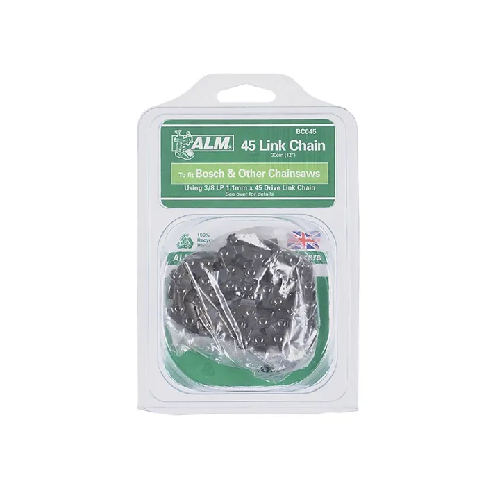 ALM Manufacturing BC045 BC045 Chainsaw Chain 3/8in x 45 Links 1.1mm Bosch 30cm Bars ALMBC045