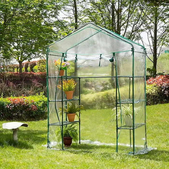 4 Tier Walk in Garden Greenhouse