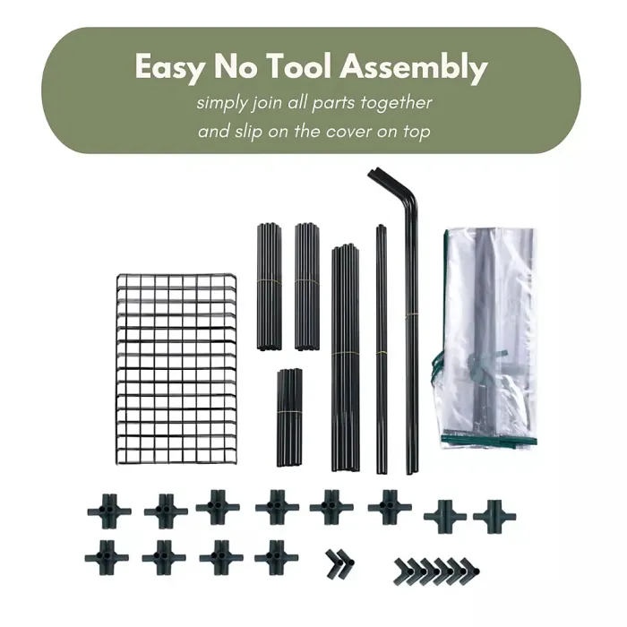 4 Tier Walk in Garden Greenhouse