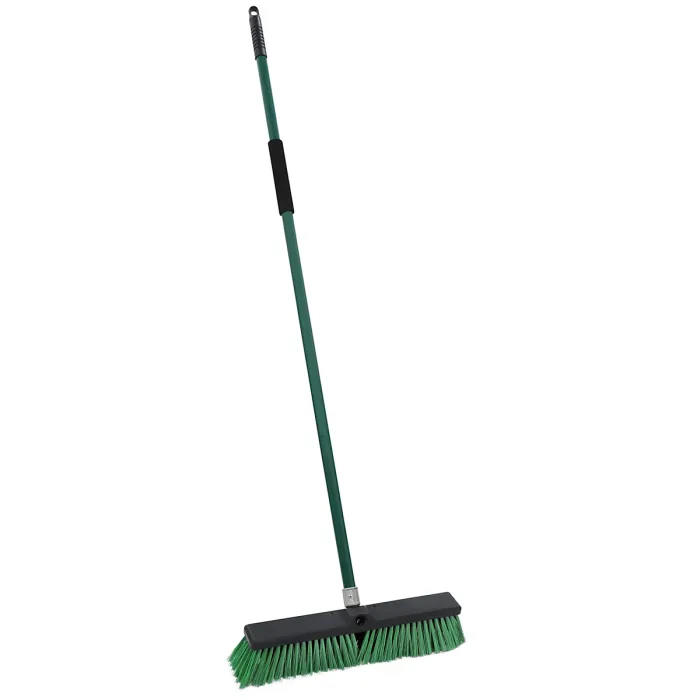 JVL Garden Clean Up Bundle: Includes Outdoor Broom, Dustpan and Brush and Telescopic Rake