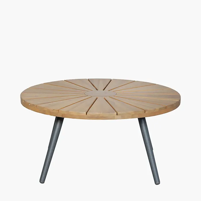 Bazel Black Rope Outdoor 4 Seater Outdoor Set with Table