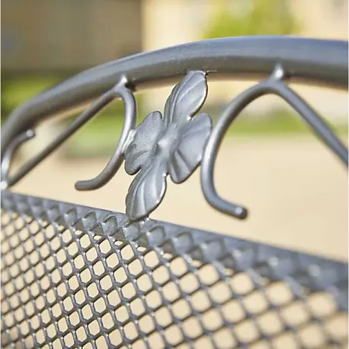 Savoy Outdoor Mesh 8 Seater Dining Set Extendable Table and Chairs Garden Furniture