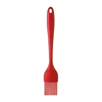 Interiors By Premier Luxe Red Silicone Baking Brush, Kitchen Tool Safe For Non-Stick Cookware,Multi-Functional Brush For Greasing