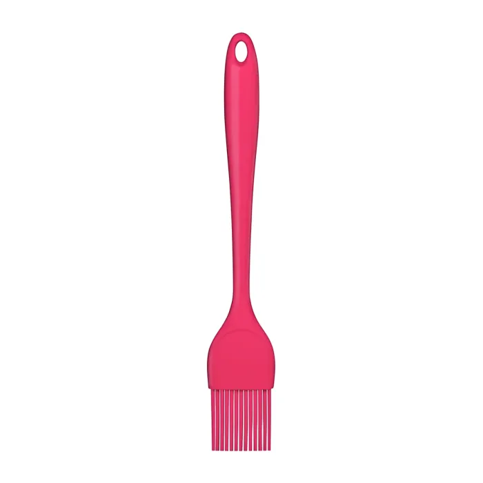 Interiors by Premier Hot Pink Pastry Brush, Non-Stick Silicone Brush with Ergonomic Handle, Heat Resistant Up to 240degrees, Ideal