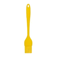 Interiors by Premier Yellow Silicone Pastry Brush,lazing & Buttering Brush,Heat Resistant Basting Brush for Butter, Oil & Glaze