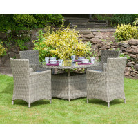 Wentworth 4 Seater Round Carver Dining Set