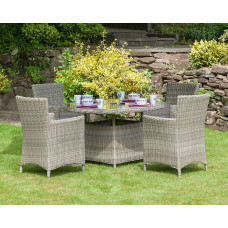 Wentworth 4 Seater Round Carver Dining Set