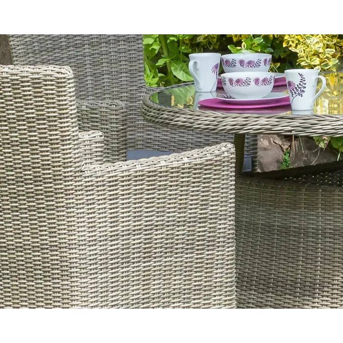 Wentworth 4 Seater Round Carver Dining Set