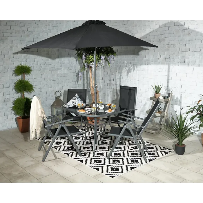 Rio 4 Seater Recliner Dining Set