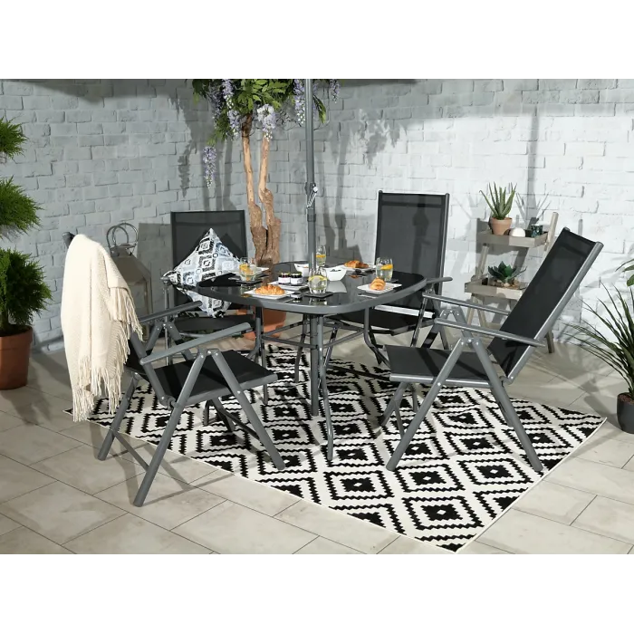 Rio 4 Seater Recliner Dining Set