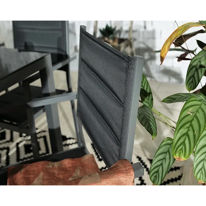 Sorrento 6 Seater Padded Chair Dining Set