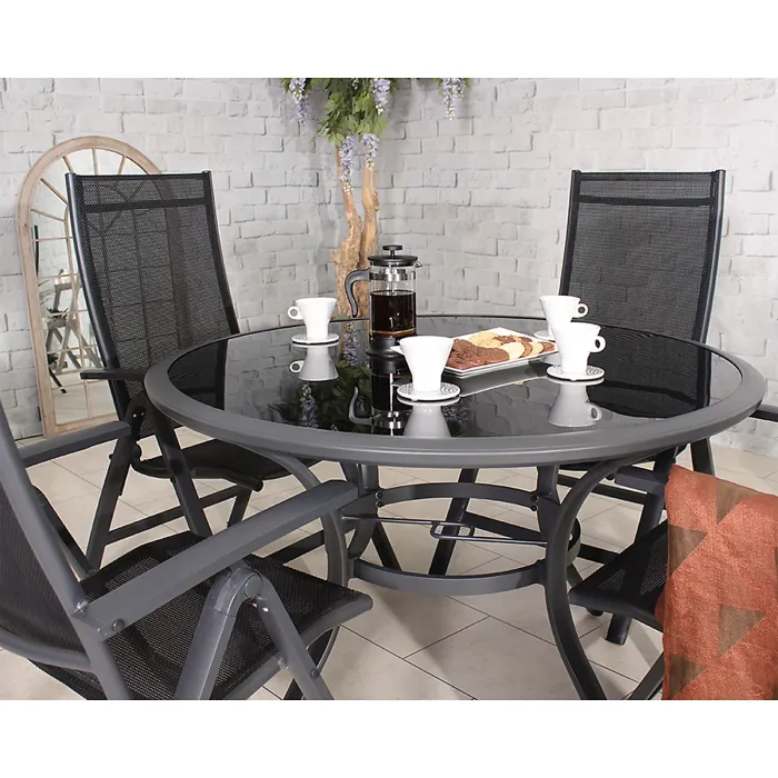 Sorrento 4 Seater Round Deluxe Recliner Set