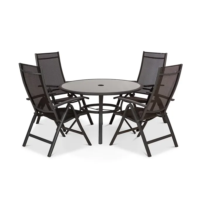 Sorrento 4 Seater Round Deluxe Recliner Set