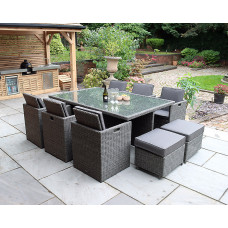 Royalcraft Paris 10 Seater Cube Dining Set