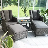 Paris 2 Seater High Back Recliner Comfort Set