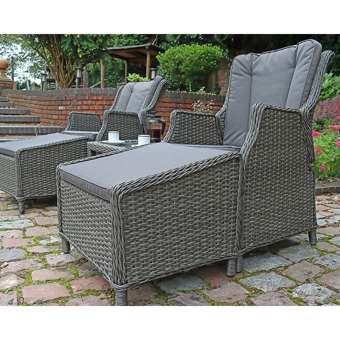 Paris 2 Seater High Back Recliner Comfort Set