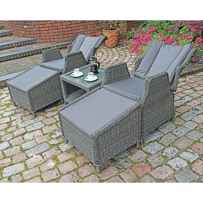 Paris 2 Seater High Back Recliner Comfort Set