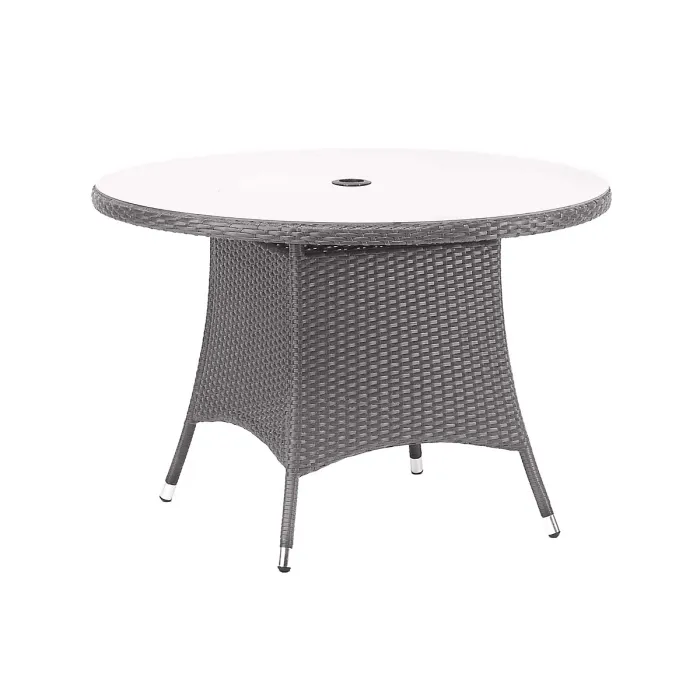Nevada Grey 4 Seater KD Round Dining Set