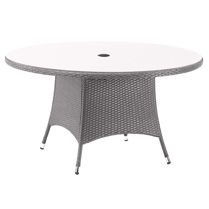 Nevada Grey 6 Seater KD Round Dining Set