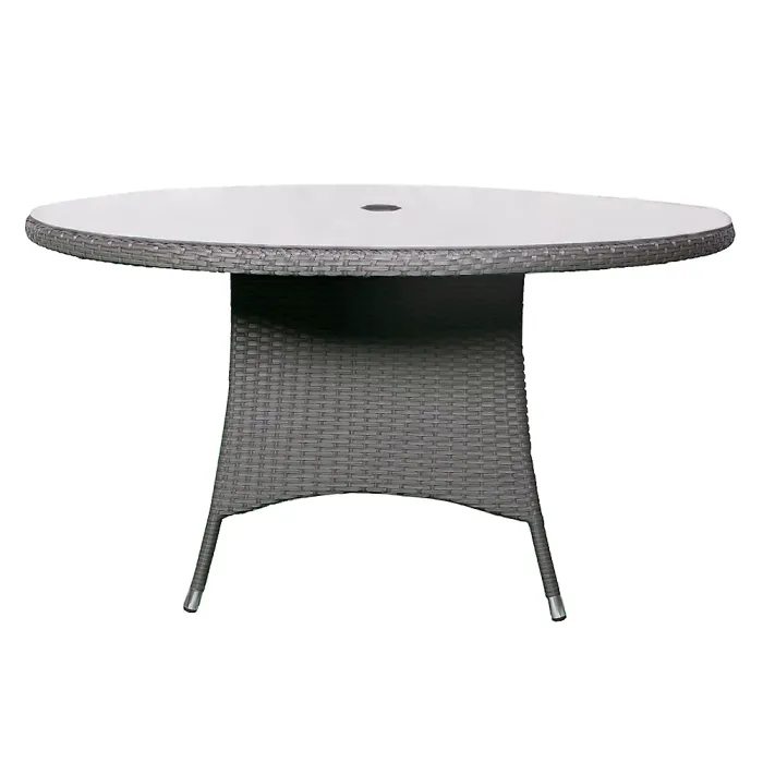 Nevada Grey 6 Seater KD Round Dining Set