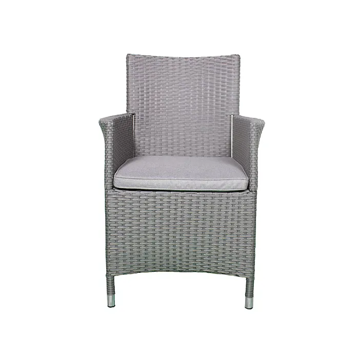 Nevada Grey 6 Seater KD Round Dining Set