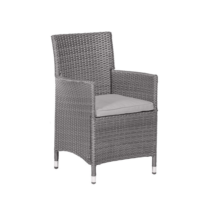 Nevada Grey 6 Seater KD Rectangular Dining Set