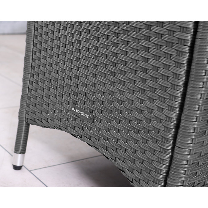 Nevada Grey 6 Seater KD Rectangular Dining Set