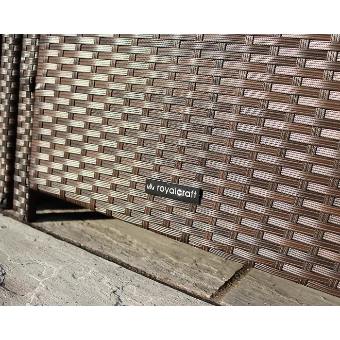 Nevada Brown 4 Seater Cube Set