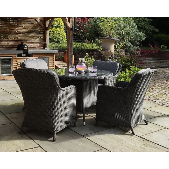 Paris 4 Seater Dining Imperial Set