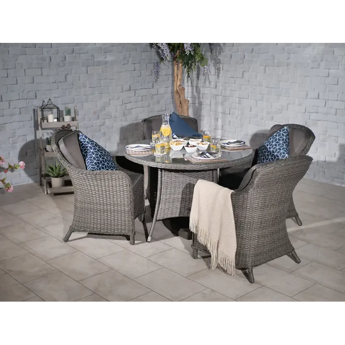 Paris 4 Seater Dining Imperial Set