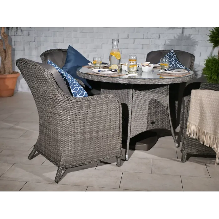 Paris 4 Seater Dining Imperial Set
